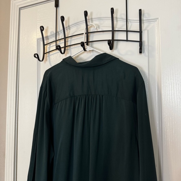 J. Jill Women’s Evergreen Long Sleeve Button Front Tunic Top NWT Size 3XL - Picture 6 of 10